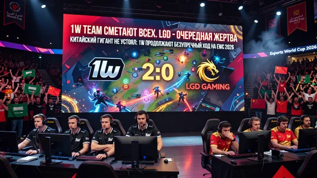 1w Team сметают всех. LGD - очередная жертва